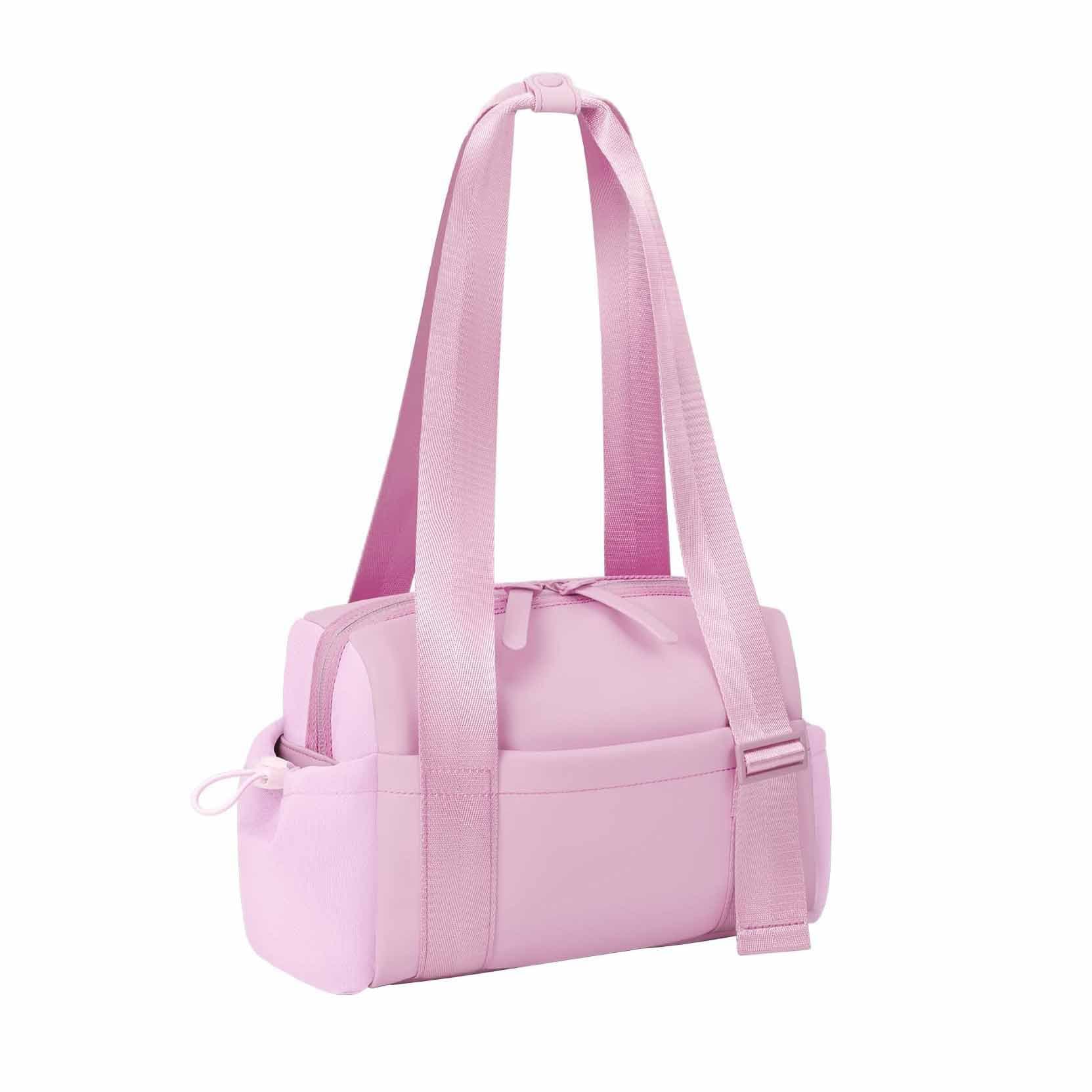 Pink Mini Gym Bag & Travel Tote - Compact Duffel with Wet Pocket, Luggage
