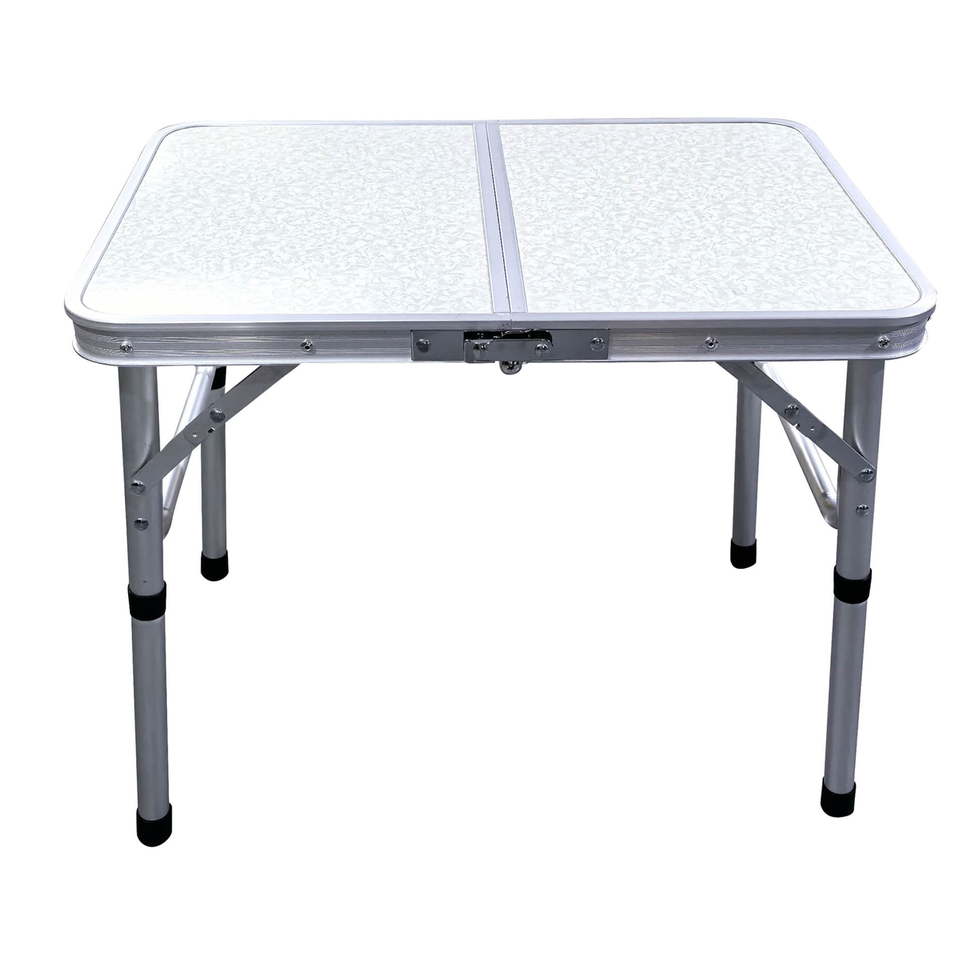 Portable Folding Camping Table with Aluminum Frame - Lightweight 60 × 40 ×