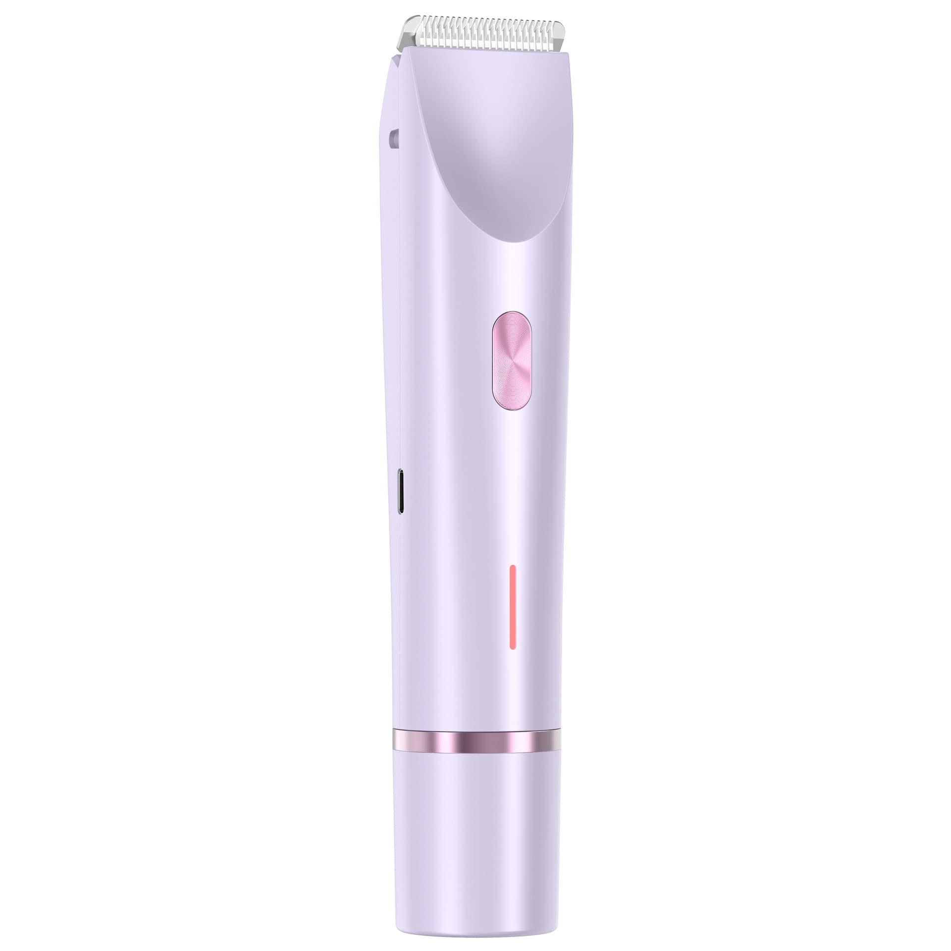 2-in-1 Ladies Electric Shaver & Trimmer - IPX7 Waterproof, USB-C - Purple