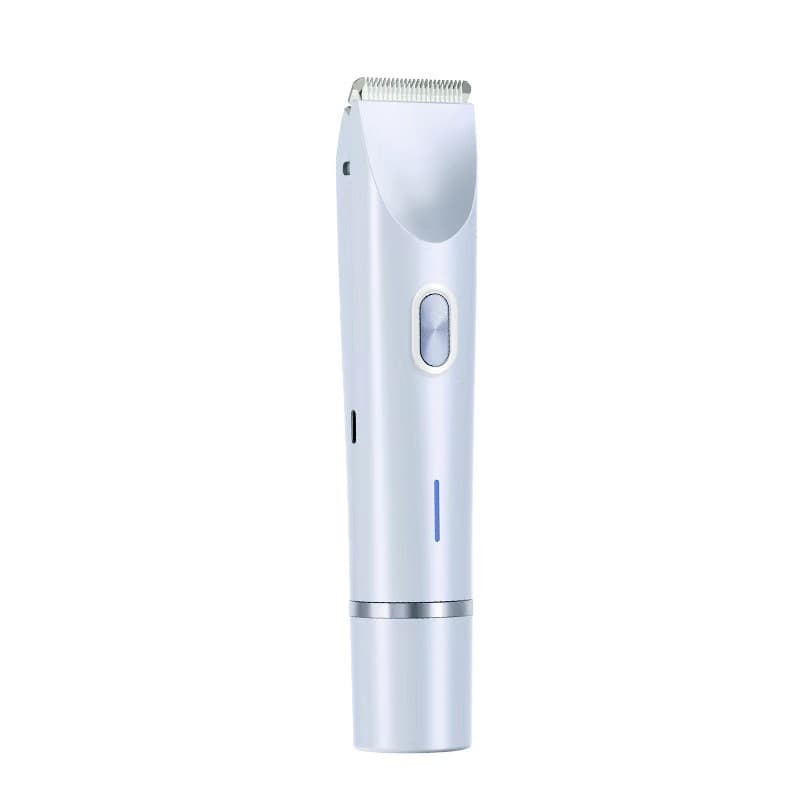 2-in-1 Ladies Electric Shaver & Trimmer - IPX7 Waterproof, USB-C - Blue