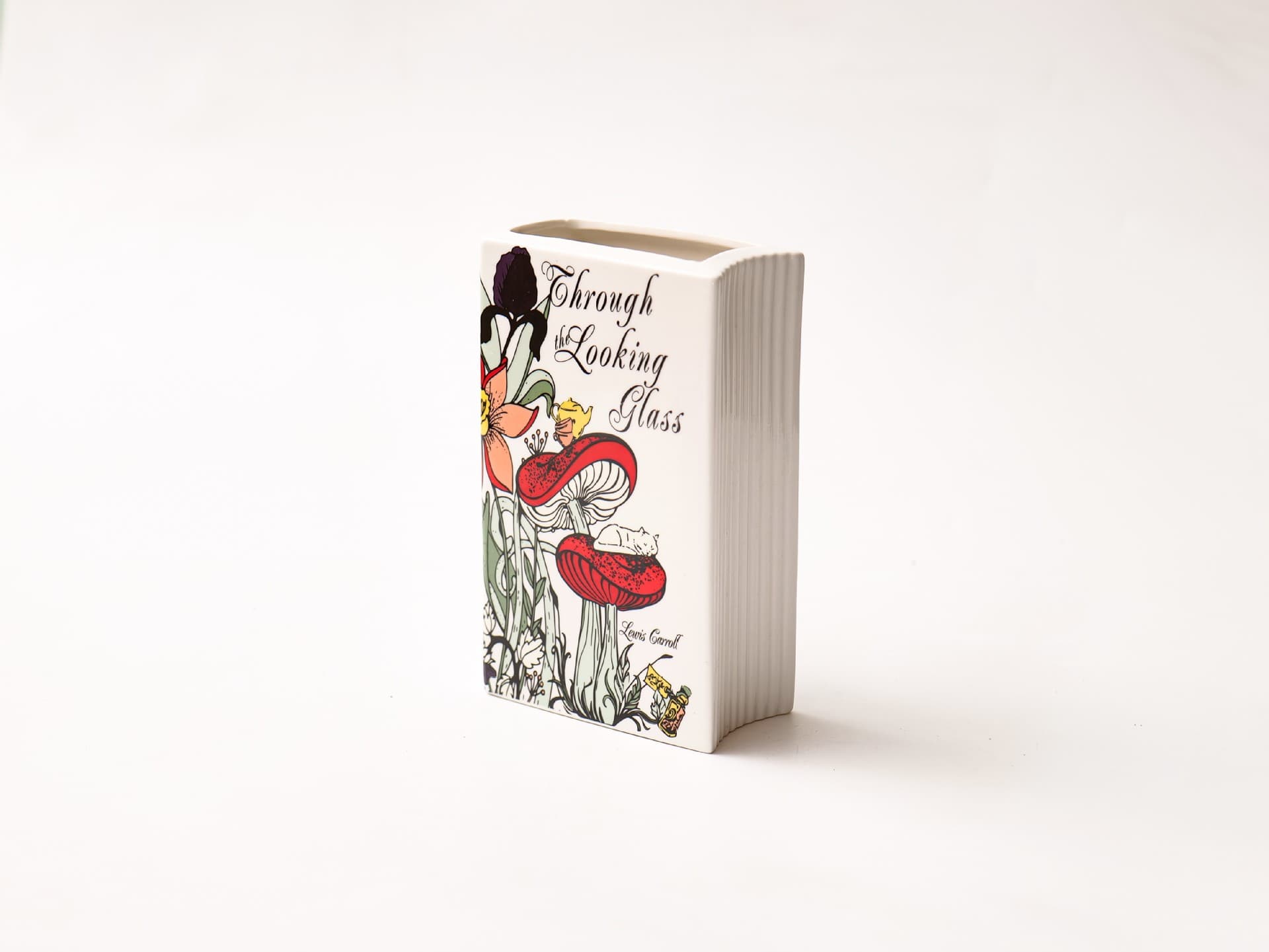Literary Book Vase - Creative Ceramic Planter - Type A - 21 × 13 × 7 cm