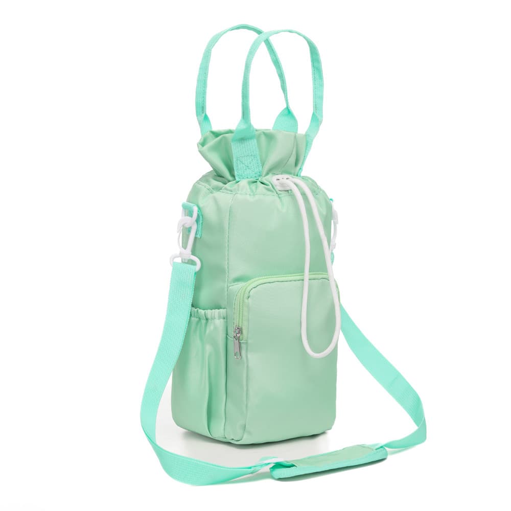 Green Insulated Tumbler Carrier Bag - Crossbody - Note: cup not included