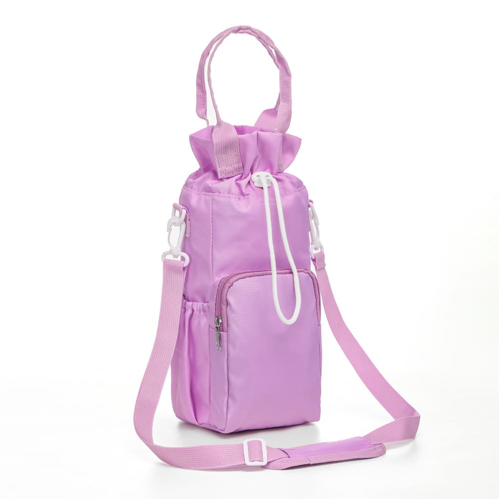Purple Insulated Tumbler Carrier Bag - Crossbody - Note: cup not included