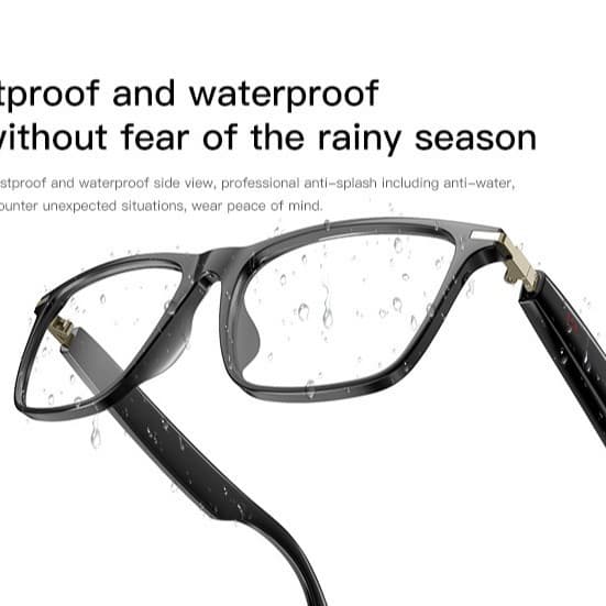 Transparent Smart Bluetooth Audio Sunglasses - Hands-Free Calls & Music