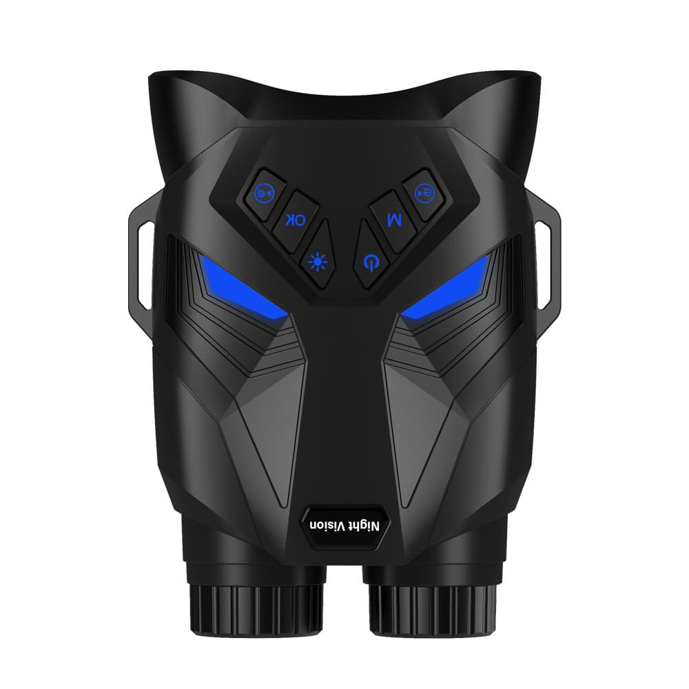 Black 4K Portable Digital Night Vision Binoculars - HD Photo & Video