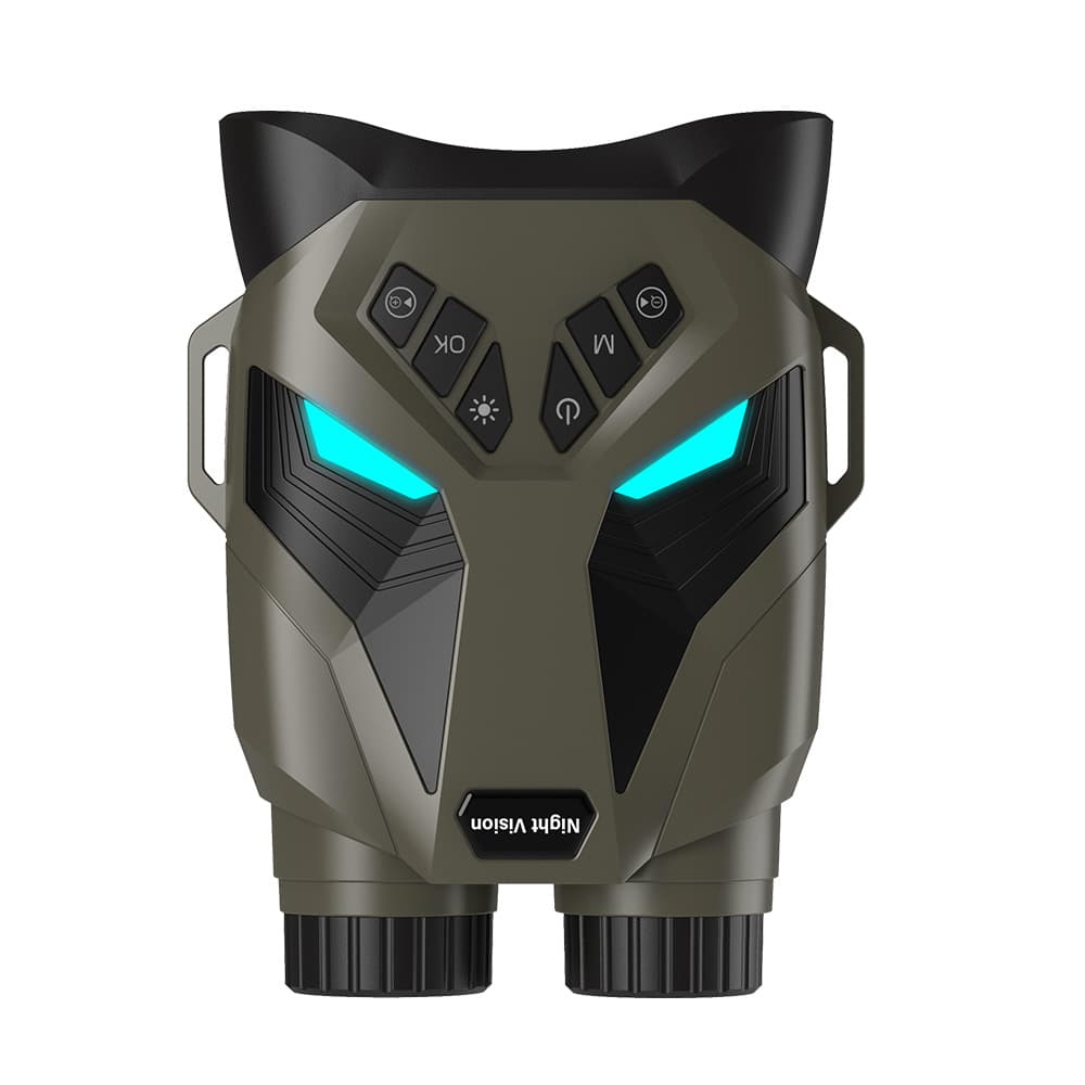 Green 4K Portable Digital Night Vision Binoculars - HD Photo & Video