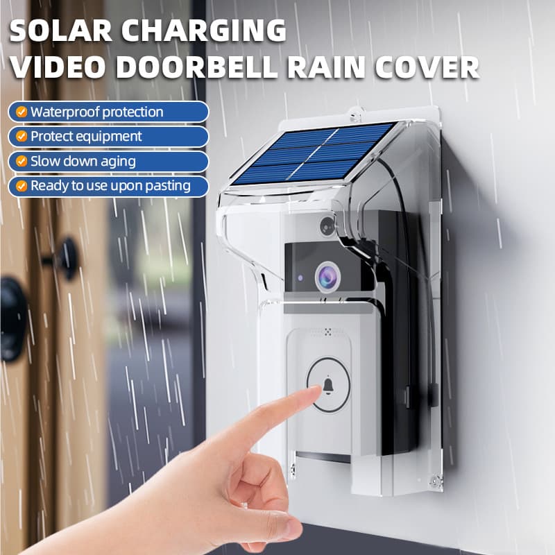 Transparent Rain Cover + Doorbell Combination HD Wireless Video Doorbell