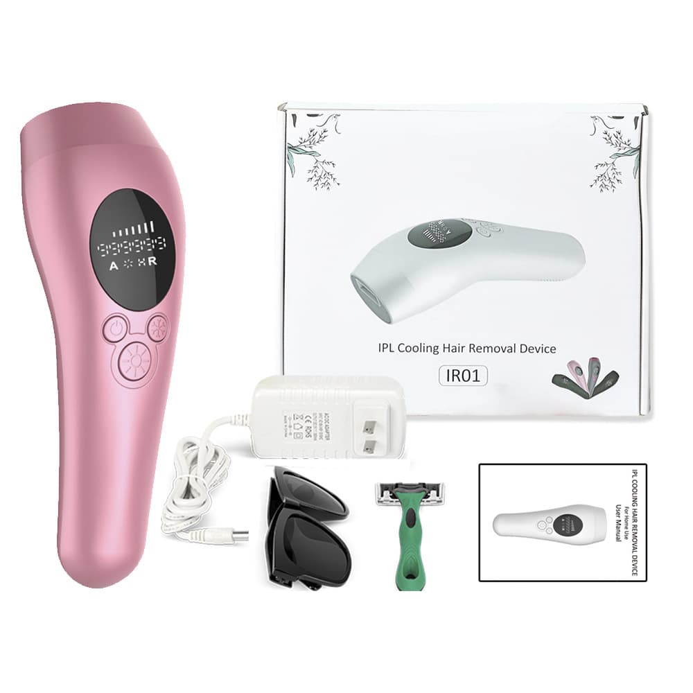 Pink Light Spot Beauty Hair Removal Device - Smooth Skin Solution