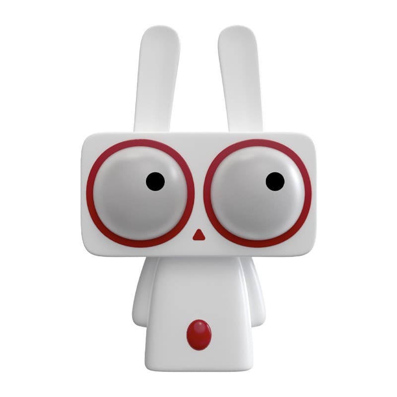 Round Eyes Bobi Rabbit LED Night Light for Kids - USB Rechargeable