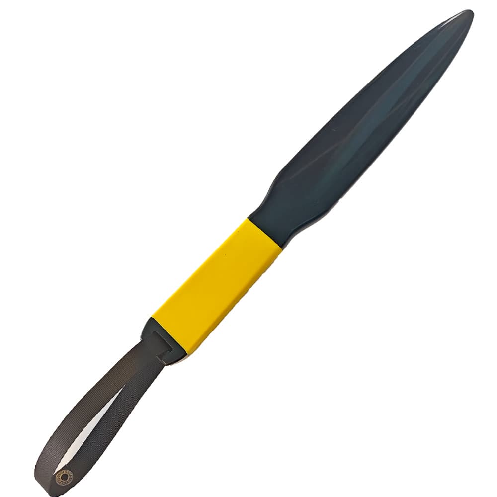 Yellow Handle + Black Lanyard Heavy-Duty Dog Training Pry - Yellow Black