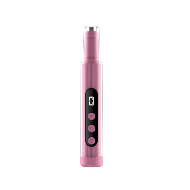 Portable Cordless Electric Nail Drill Kit with UV Lamp - 0-20000RPM - Pink