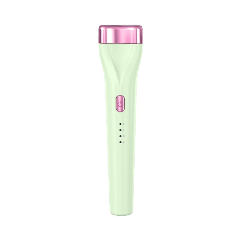 Rechargeable Heated Eyelash Curler - 3 Temperature Settings, 30s - Green