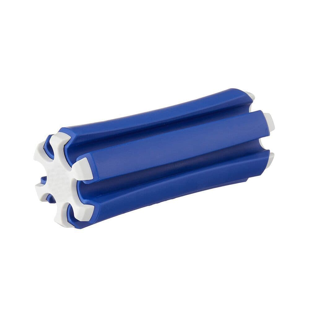 Portable Golf Club Carrier "SILO" - Holds 3 Clubs - Blue And White