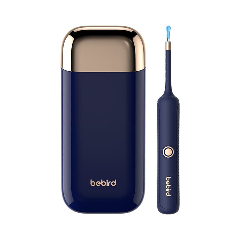 Smart Visual Ear Cleaner with HD Endoscope & Precision Tweezers - Blue