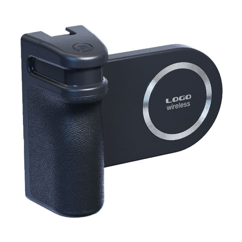 MagSafe Compatible Camera Grip & Phone Stand with Detachable - Black