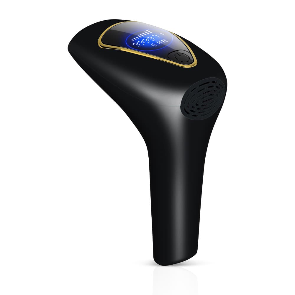 IPL Laser Hair Removal Device - 990,000 Flashes, 8 Intensity Levels - Black