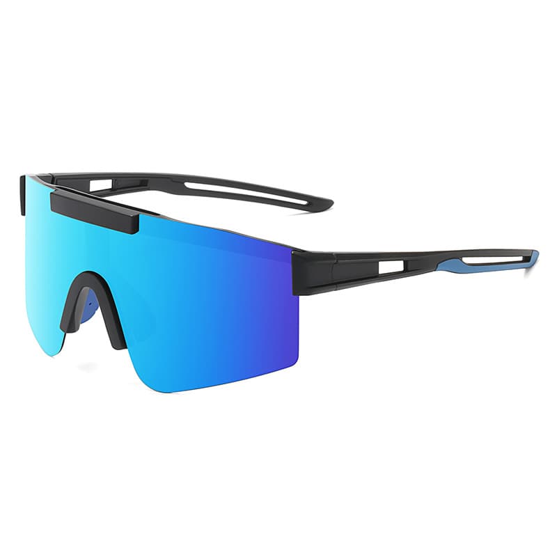 Blue Lenses With Black Temples Ultra-Light Polarized Sports - Blue Black