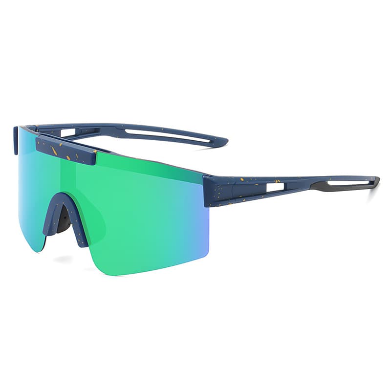 Green Lenses With Black Temples Ultra-Light Polarized Sports - Green Black