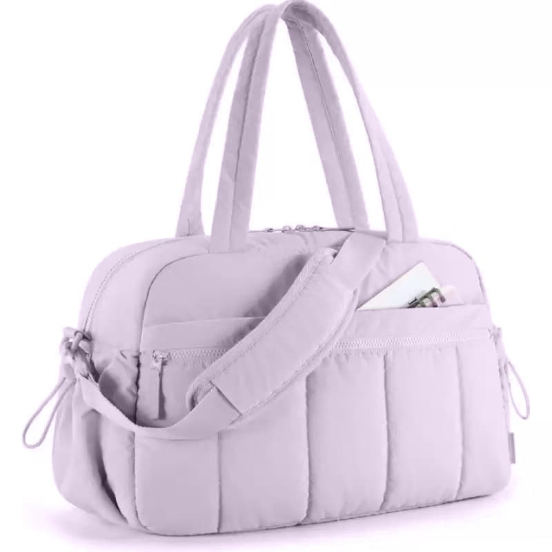 Purple Versatile Carry-On Travel Duffel Bag - Airline Personal Item Size
