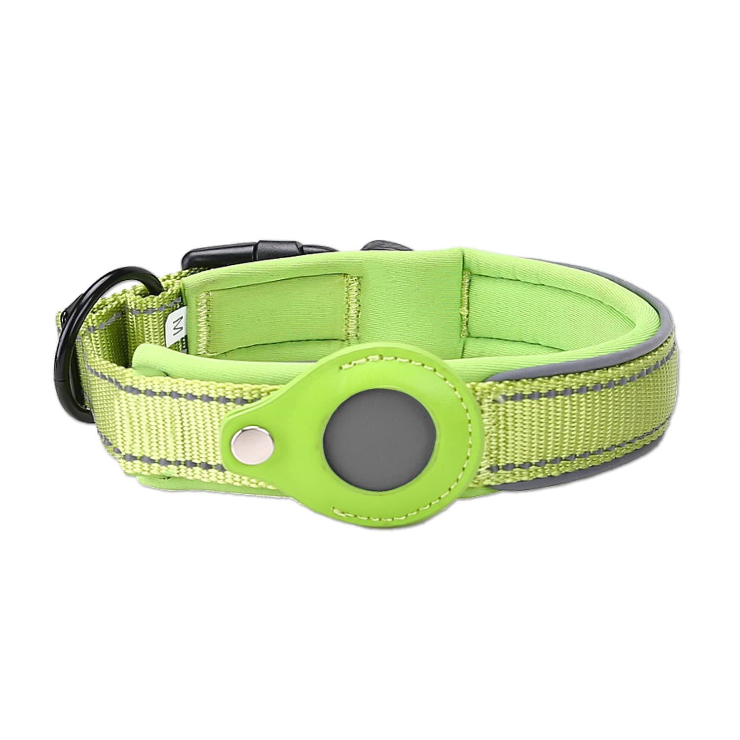 Size L Green Reflective Adjustable Anti-Lost Pet Collar