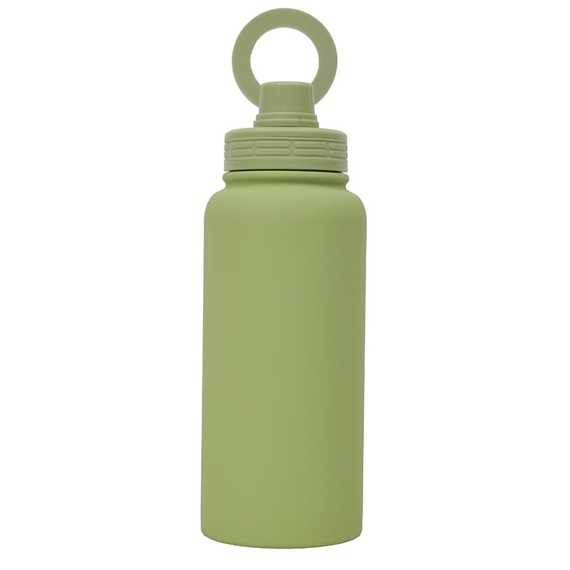 Green 35oz Stainless Steel Insulated Sports Bottle - Green Steel