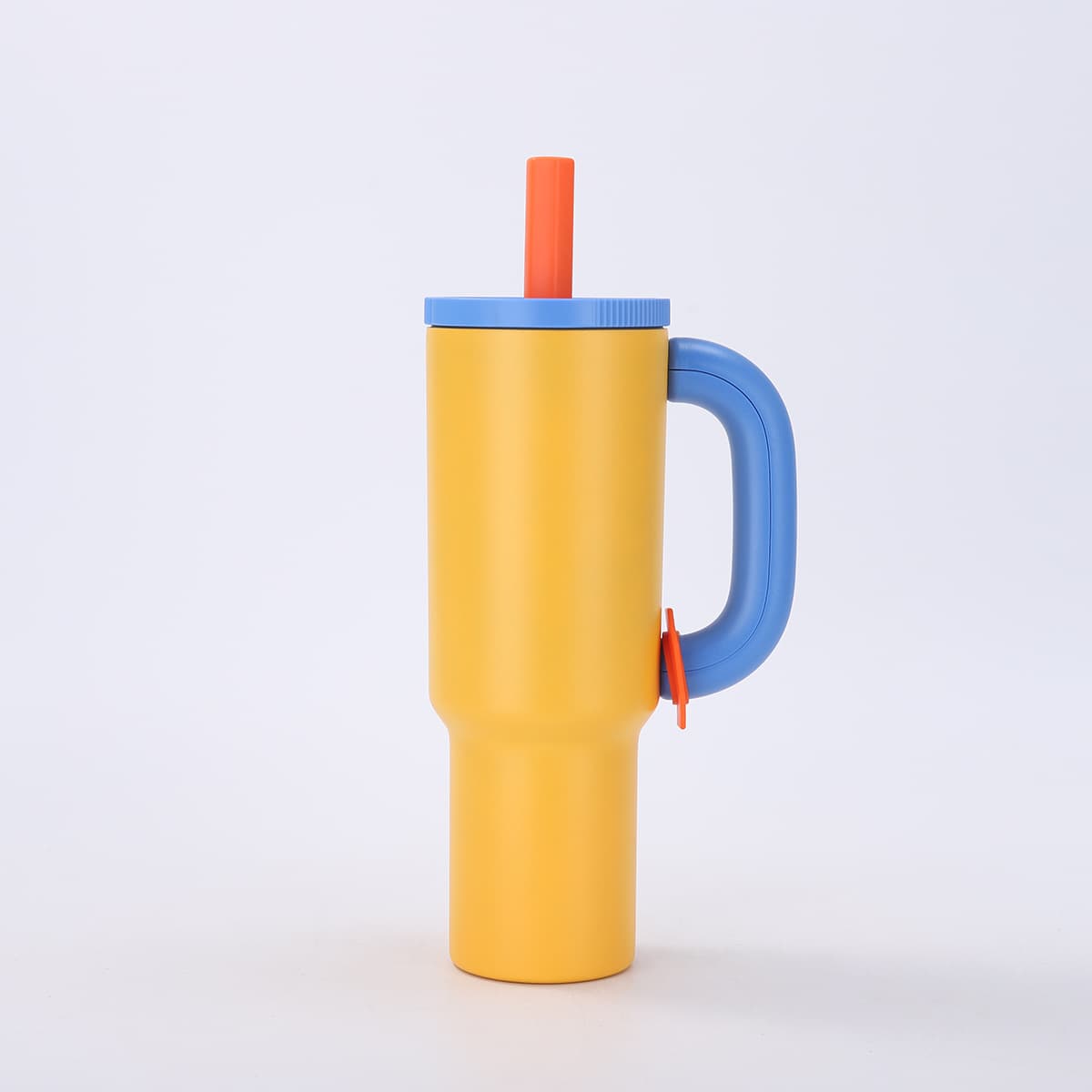 Yellow-blue 40oz Macron Stainless Steel Insulated Tumbler - Yellow Blue