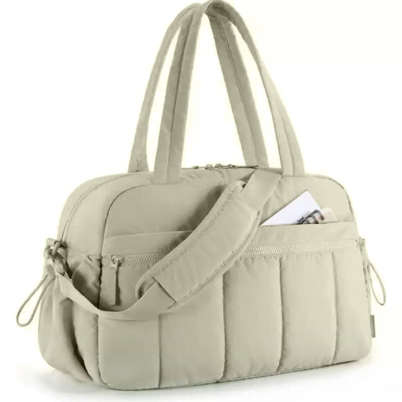 Green Spacious Travel Duffel Bag - Large Capacity Sports & Fitness Tote