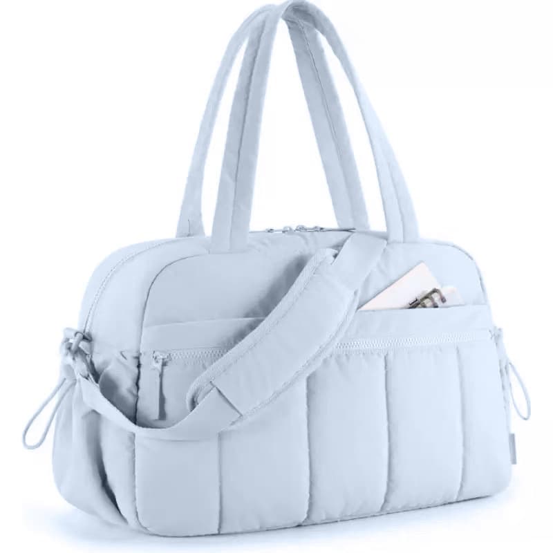 Blue Spacious Travel Duffel Bag - Large Capacity Sports & Fitness Tote