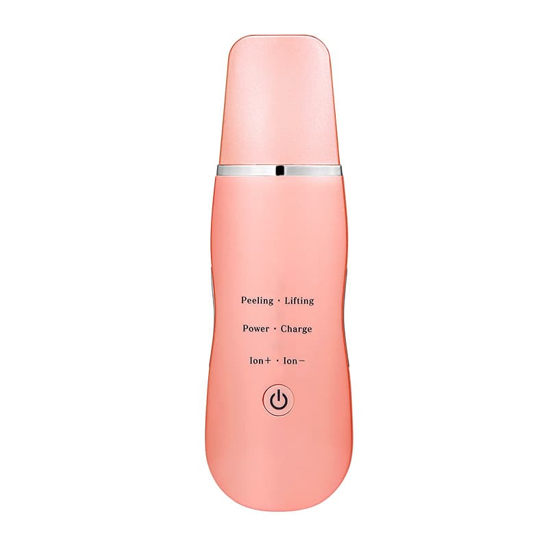 Ultrasonic Skin Scrubber - Deep Cleansing, Peeling, Lifting & Ion - Pink