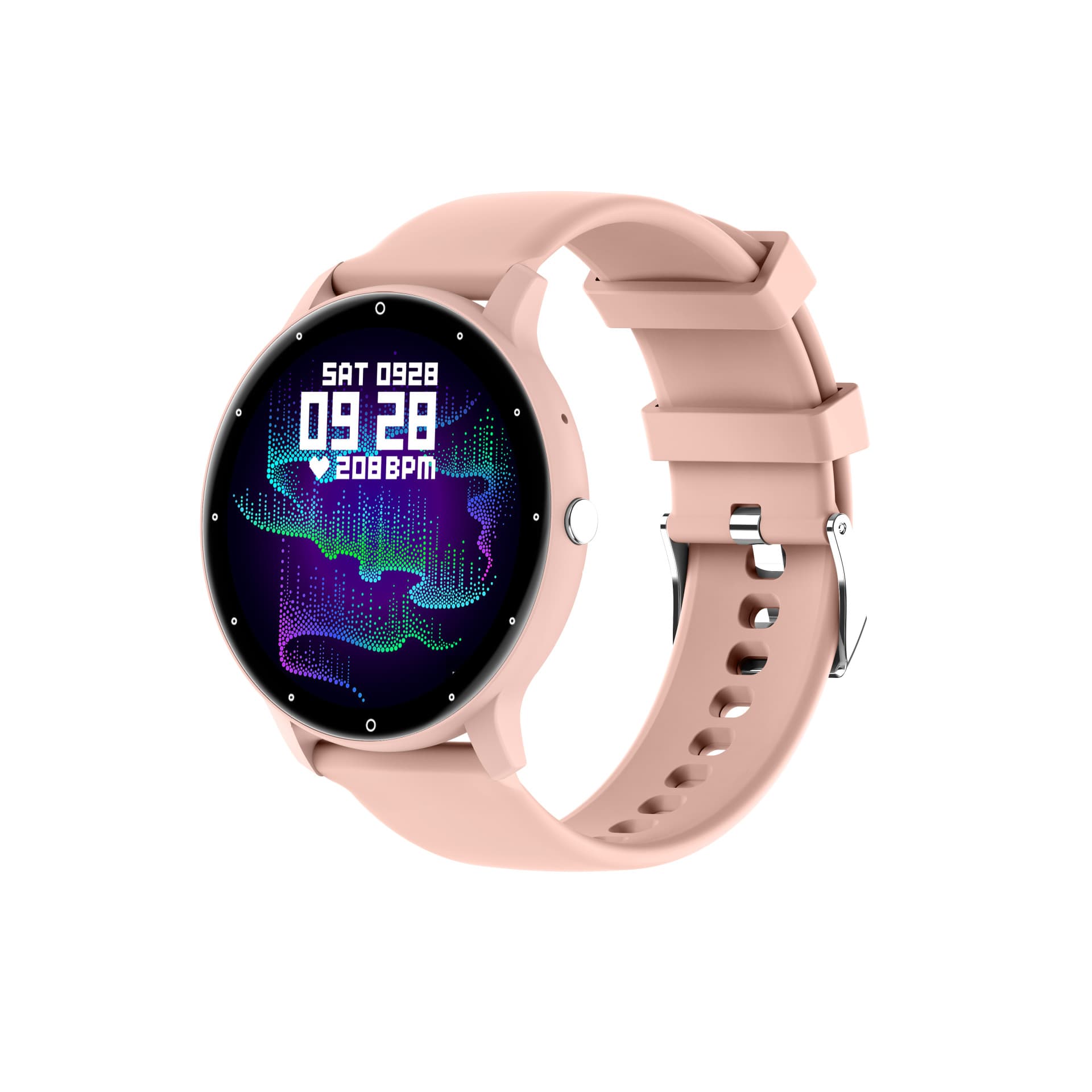 Feature-Rich Smartwatch: 1.28 HD Display Bluetooth Calling Extensive - Pink