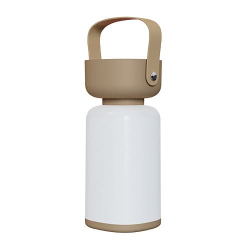 Portable LED Outdoor Camping Lantern - USB Rechargeable, 1200mAh - Brown