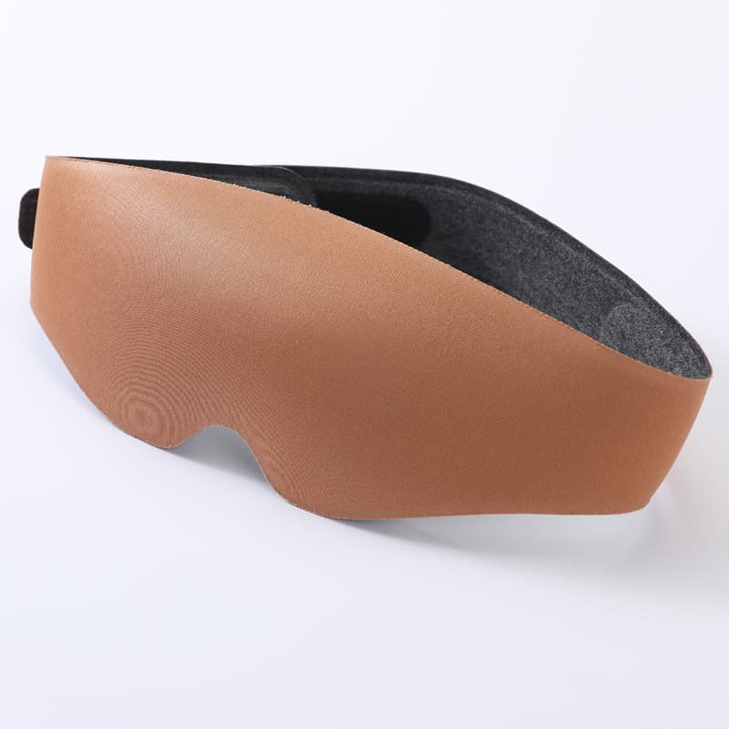 2-Piece 3D Contour Blackout Sleep Mask - Ergonomic Eye Mask - Champagne