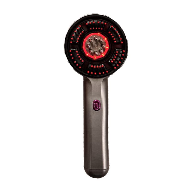 Electric Scalp Massager & Essential Oil Applicator Brush - 360 - Grey