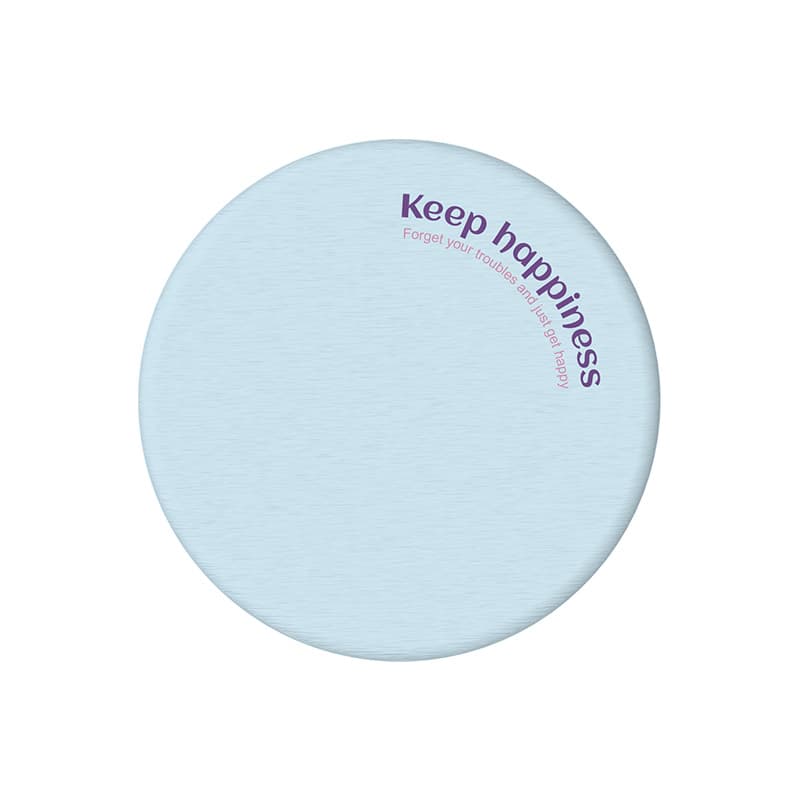 2-Piece Blue Quick-Dry Natural Diatom Mud Coaster - Absorbent Bathroom Sink