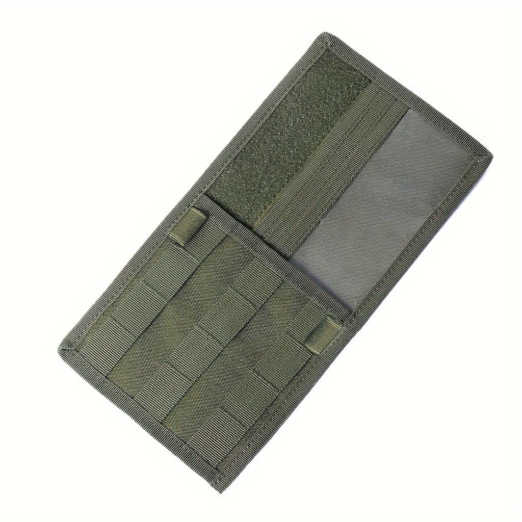 2-Piece Green Car Sun Visor Organizer - Multi-Purpose Tactical Storage Bag