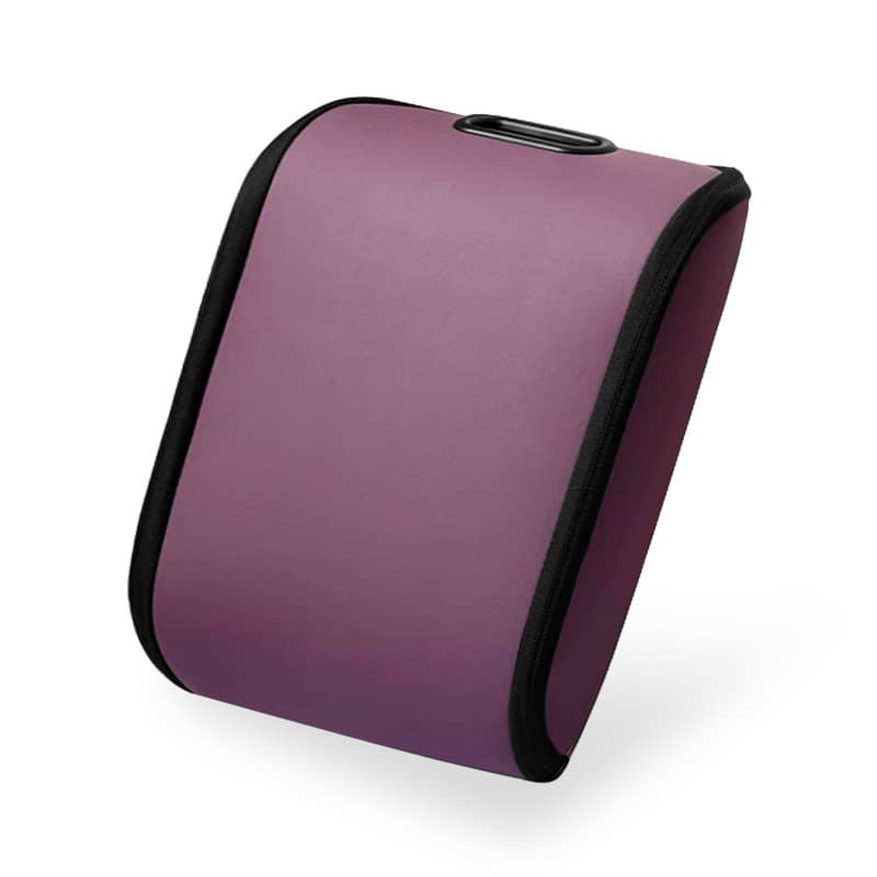 Purple Car Shoe Storage Box PVC Leather Travel Sneaker Case Boot Organiser