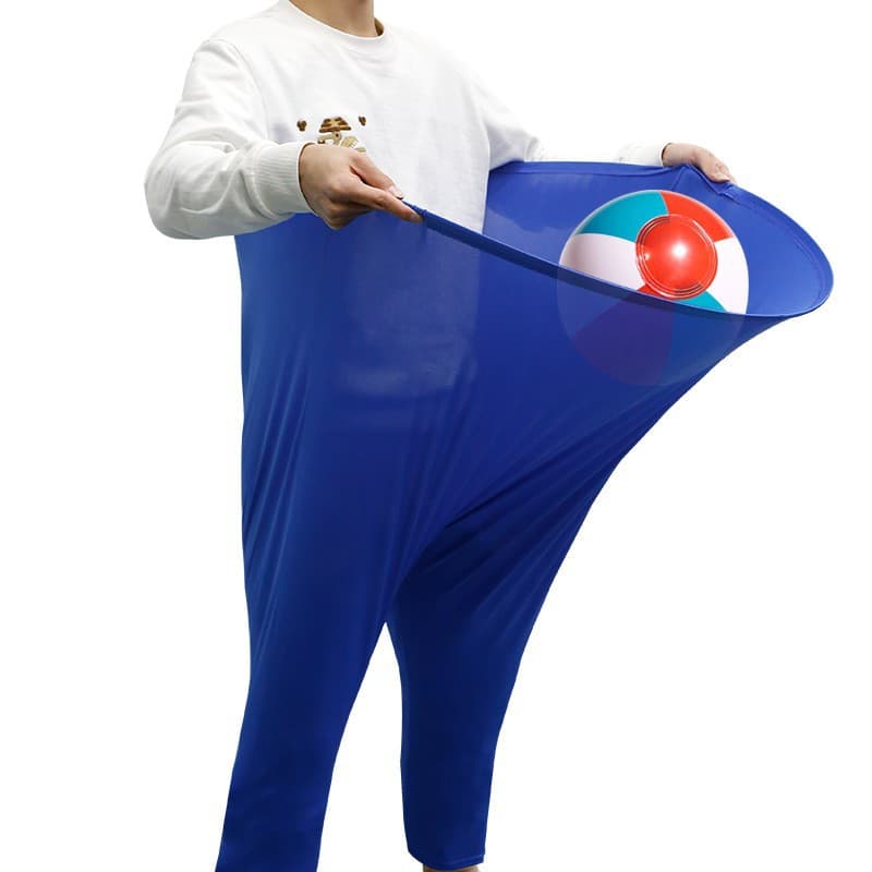 Blue Granny Pants Yard Game for Kids - Outdoor Tossing Activity with Ball