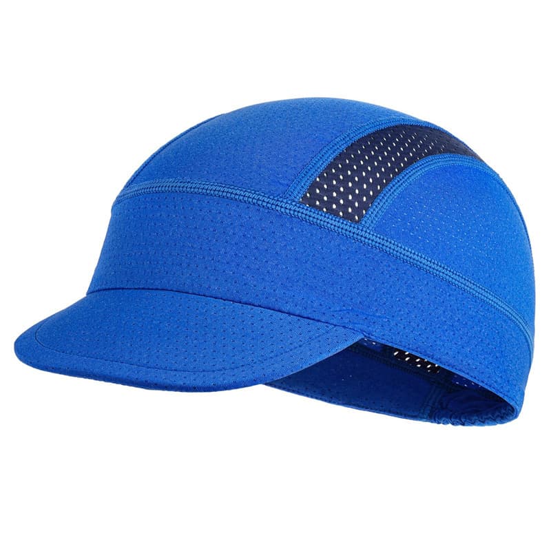 Blue Mesh Cycling Cap Under Helmet Liner Breathable - Blue Helmet Moisture
