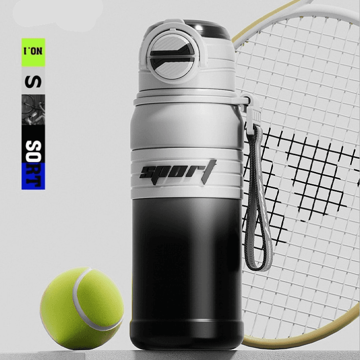 White 680 ml Large Capacity Sports Insulated Tumbler - 316 Stainless Steel