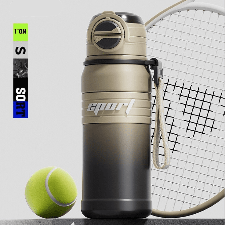 Brown 680 ml Large Capacity Sports Insulated Tumbler - 316 Stainless Steel