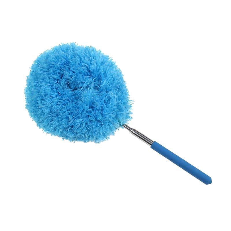 2-Pack Blue Telescopic Electrostatic Duster with 360° Hollow Ring Design