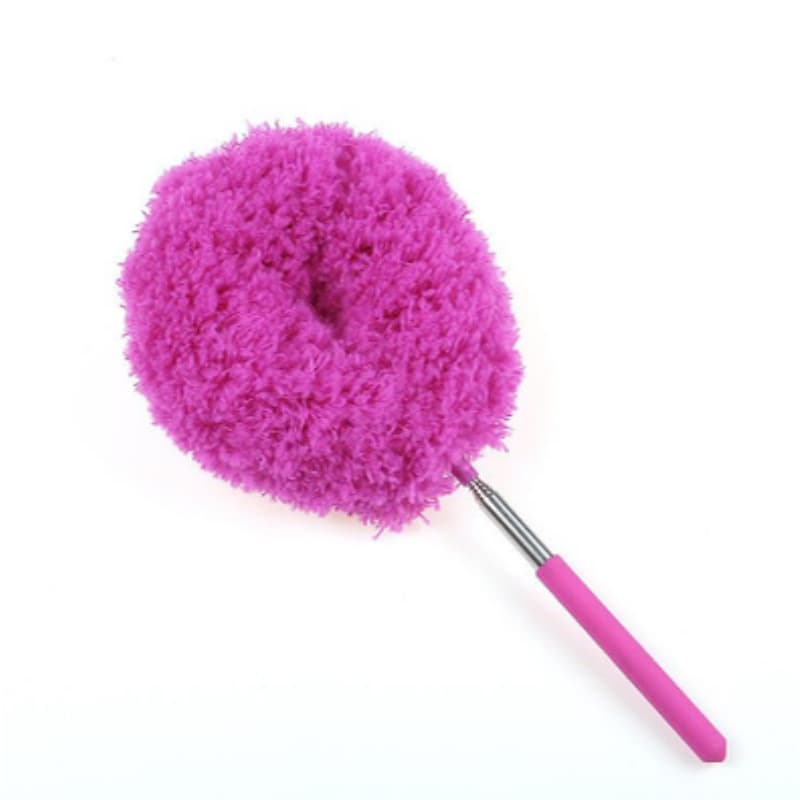 2-Pack Purple Telescopic Electrostatic Duster with 360° Hollow Ring Design