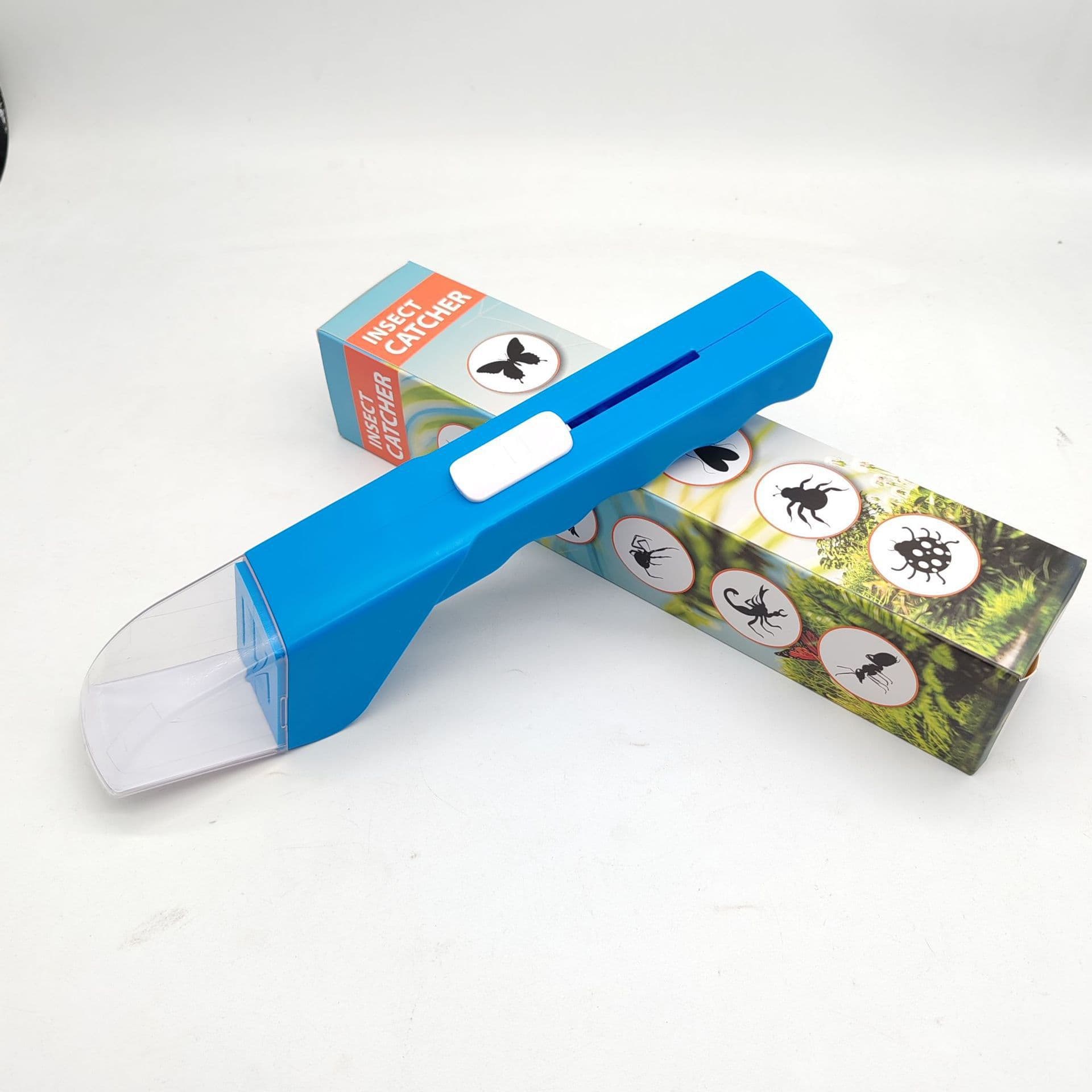Blue Handheld Insect Catcher and Bug Grabber Tool - Quick and Clean Removal