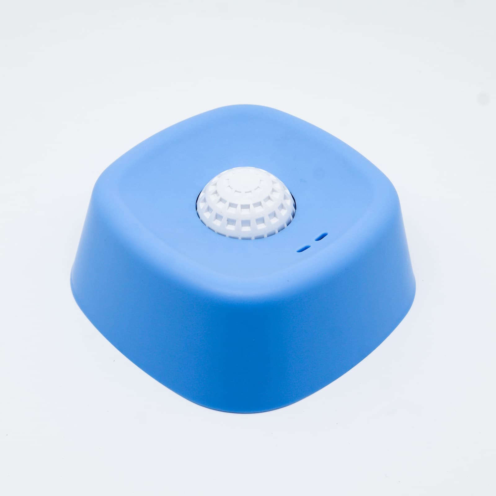 Blue bowl, white ball Slow Feeding Dog Bowl with Built-In - Blue White