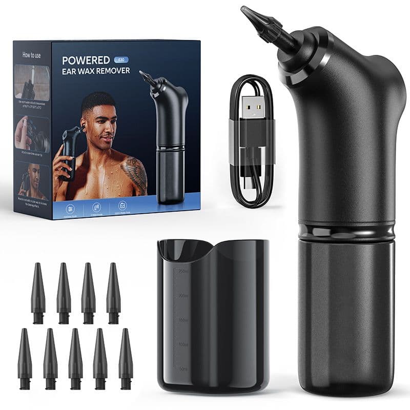 E30 Professional Electric Ear Irrigation and Ear Wax Removal Kit - Type-C