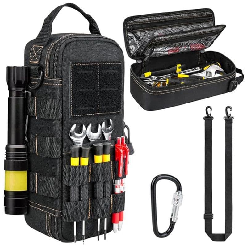 Heavy Duty Oxford Cloth Tool Bag - Portable Tactical Storage Pouch