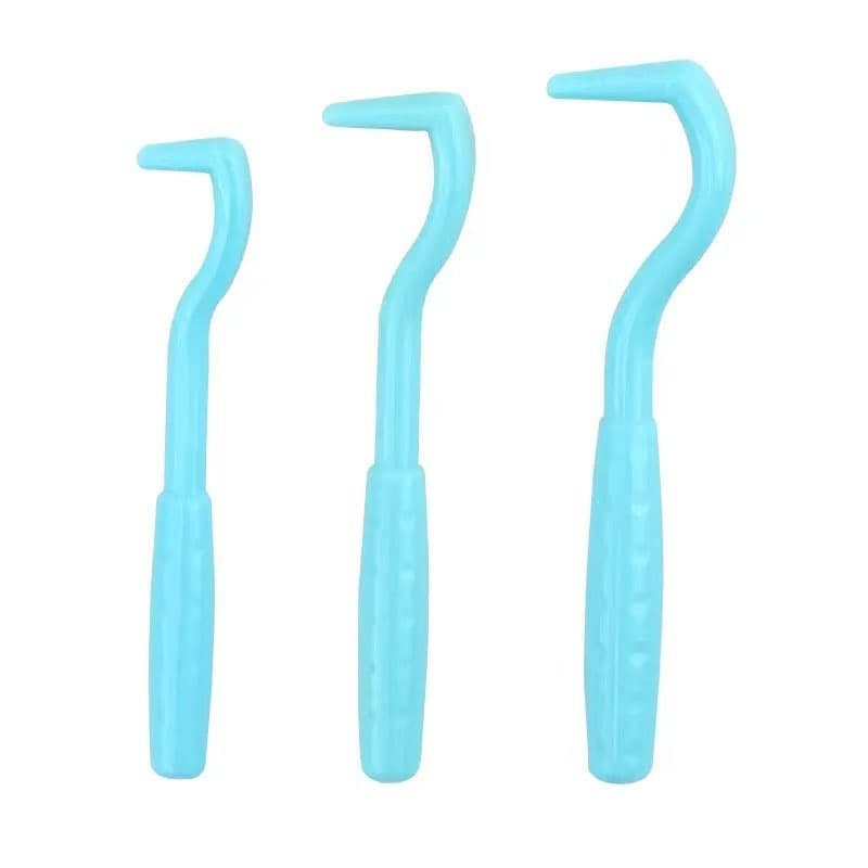 2-Pack Blue Pet Tick Remover Tool Set - Small Medium Large Flea and Tick