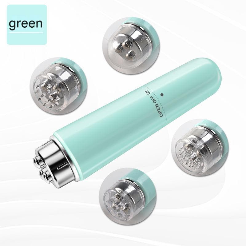 Green Electric Eye Massager Pen - Vibration Massage Wand for Eye Area, Face