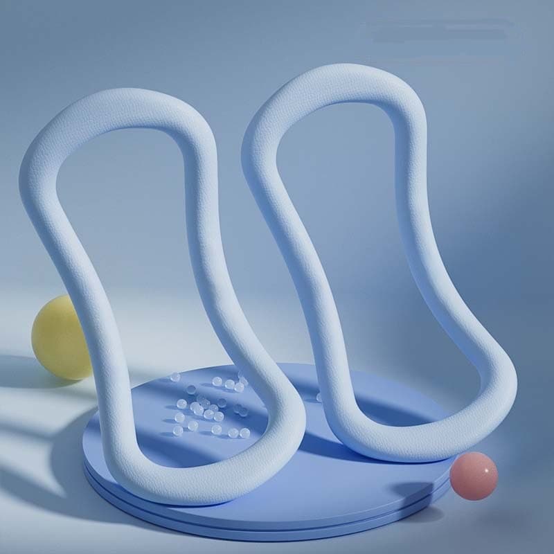 2-piece Soft Version Yoga Ring for Back Opening & Leg Support - TPE