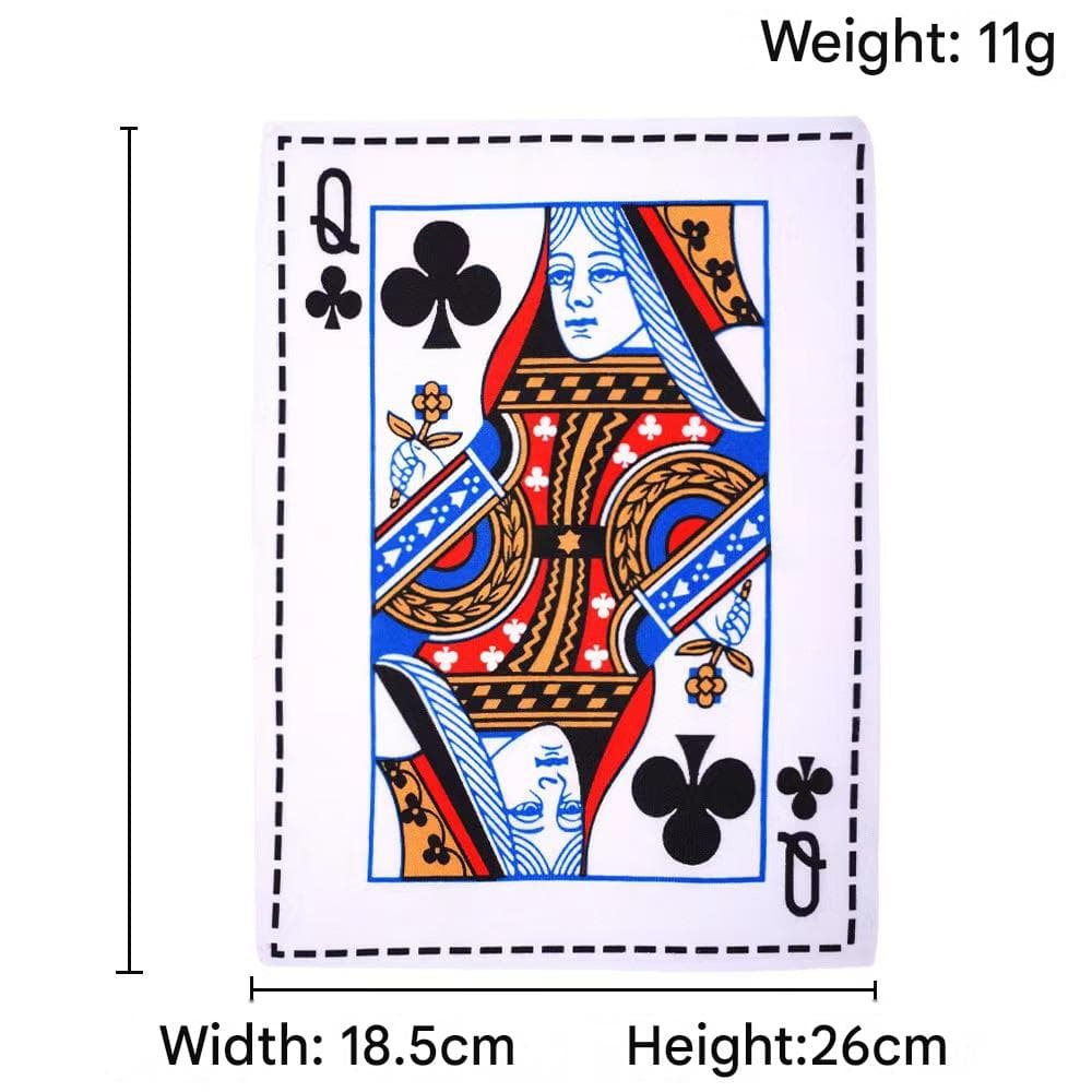Dog Chew Toy Set - 10 Piece Playing Card Crinkle Sound Toys for Dogs (Q)